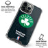 NBA Boston Celtics Black Secondary Logo iPhone 16 Pro Clear Case